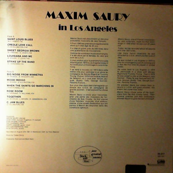 Saury Maxim — In Los Angeles