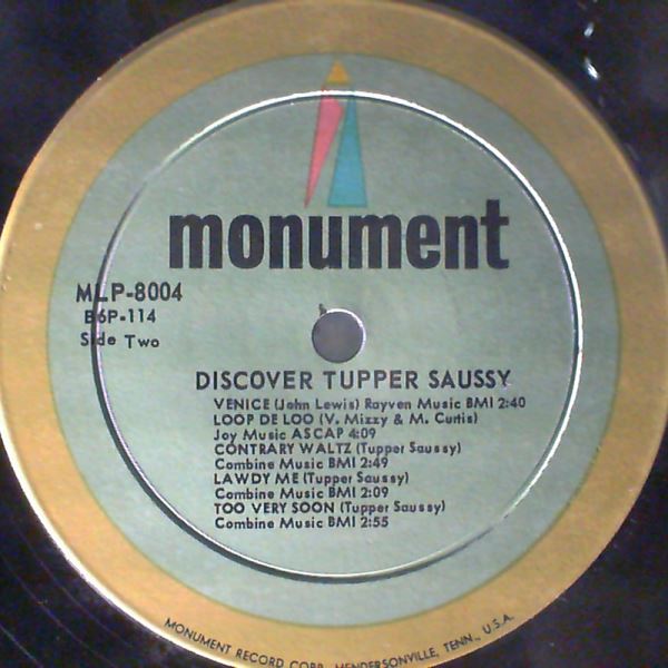 Saussy Tupper — Dave Brubeck Discover Tupper Saussy