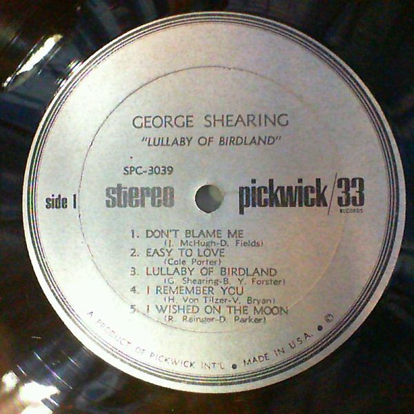 Shearing George — Lullaby Of Birdland