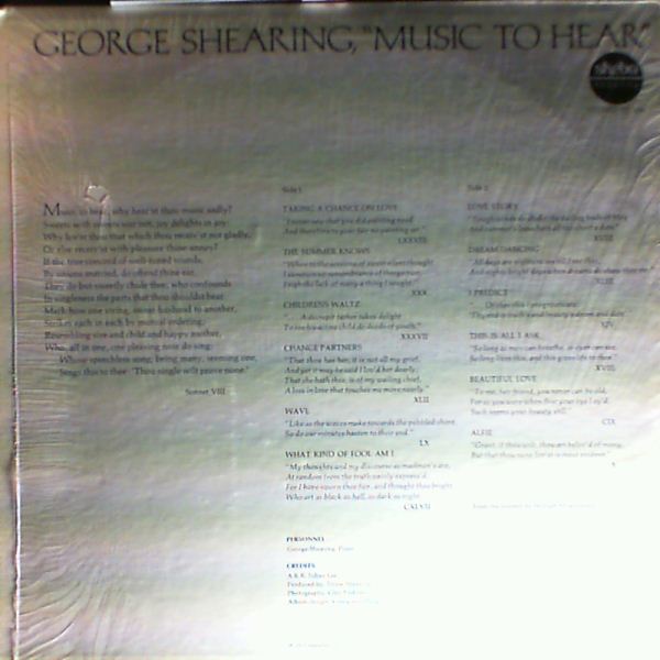 Shearing George — Music To Hear