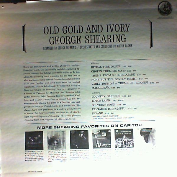 Shearing George — Old Gold And Ivory