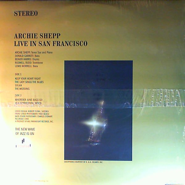 Shepp Archie — Live un San Francisco