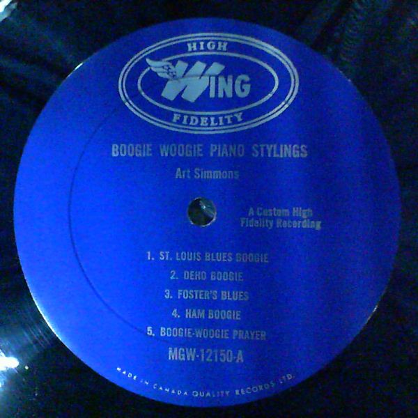 Simmons Art — Boogie Woogie Piano Stylings