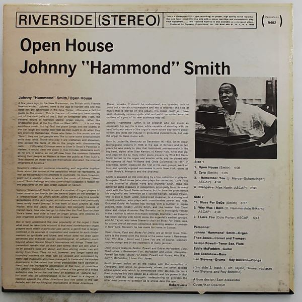 Smith Johnny "Hammond" — Open House!