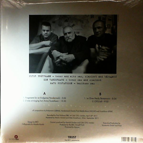 Sonore (Vandermark, Gustafsson, Brotzmann) — Cafe OTO / London