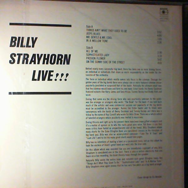 Strayhorn Billy — Live