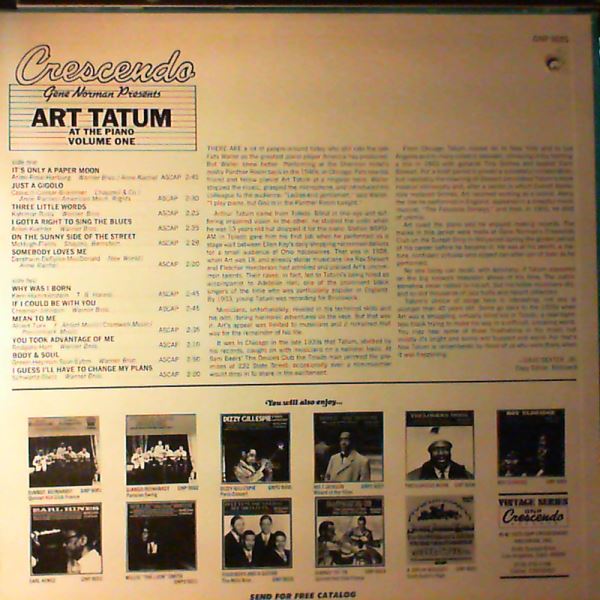 Tatum Art — Tatum Art At The Crescendo Vol. 1