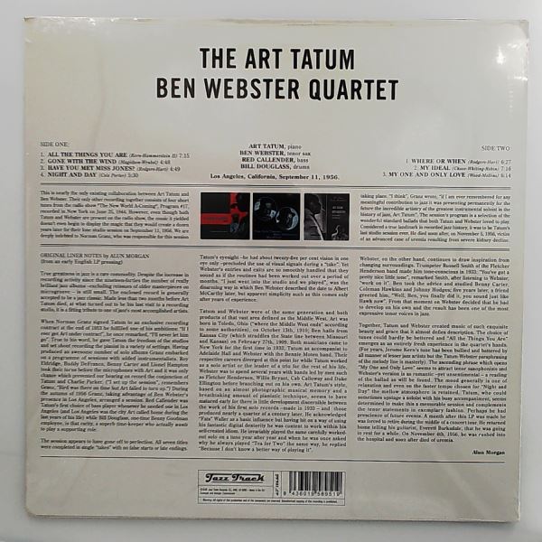 Tatum Art & Webster Ben Quartet — Tatum Art & Webster Ben Quartet