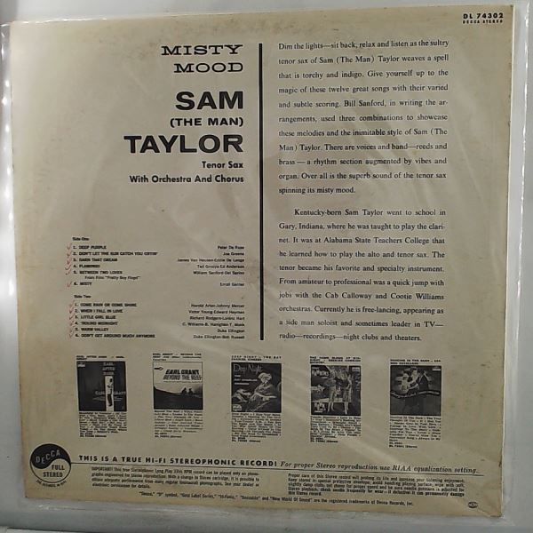 Taylor Sam (The Man) — Misty Mood