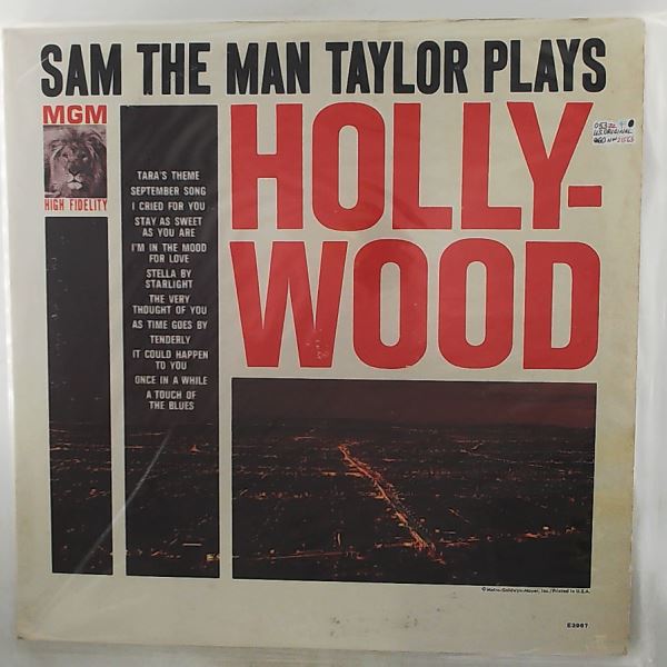 Taylor Sam (The Man) — Taylor Sam The Man Plays Hollywood