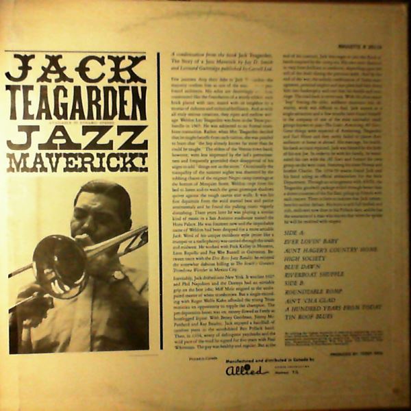 Teagarden Jack — Jazz Mawerick