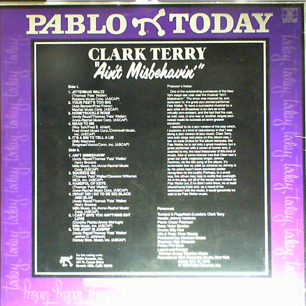 Terry Clark — Ain't Misbehavin'