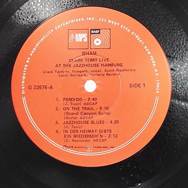 Terry Clark — Wham / Live At The Jazzhouse