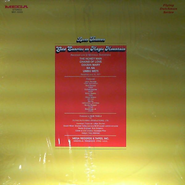 Thomas Leon — Gold Sunrise On Magic Mountain