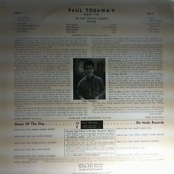 Togawa Paul Quartet — Togawa Paul Quartet