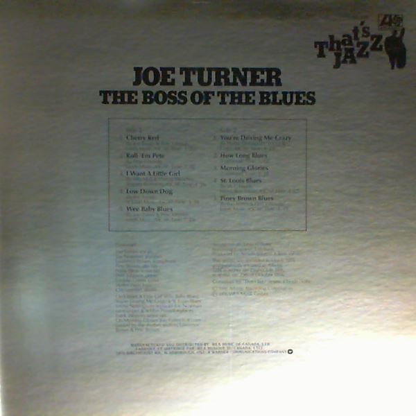 Turner Joe — Boss Of The Blues - That's Jazz 14