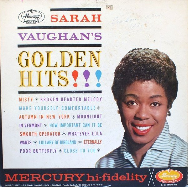 Vaughan Sarah — Sarah Vaughan's Golden Hits