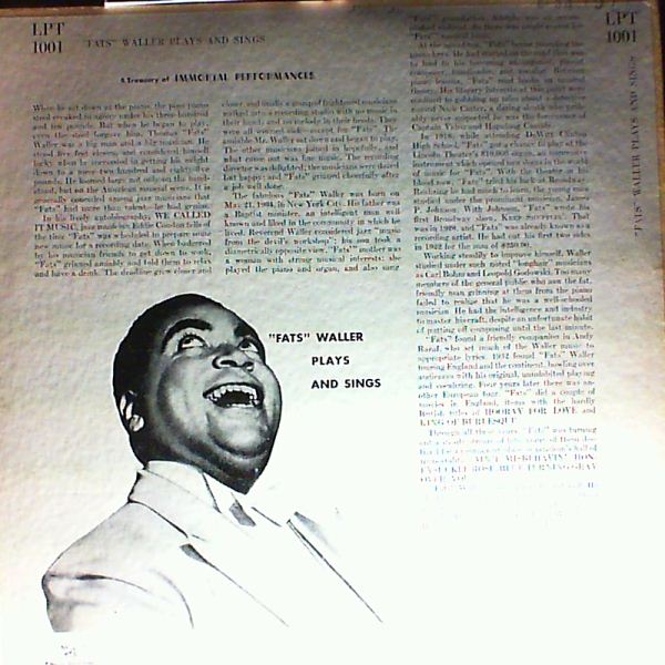 Waller Fats — Waller "Fats" Plays And Sings