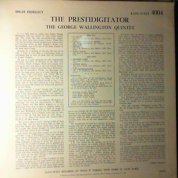 Wallington George Quintet — Prestidigitator