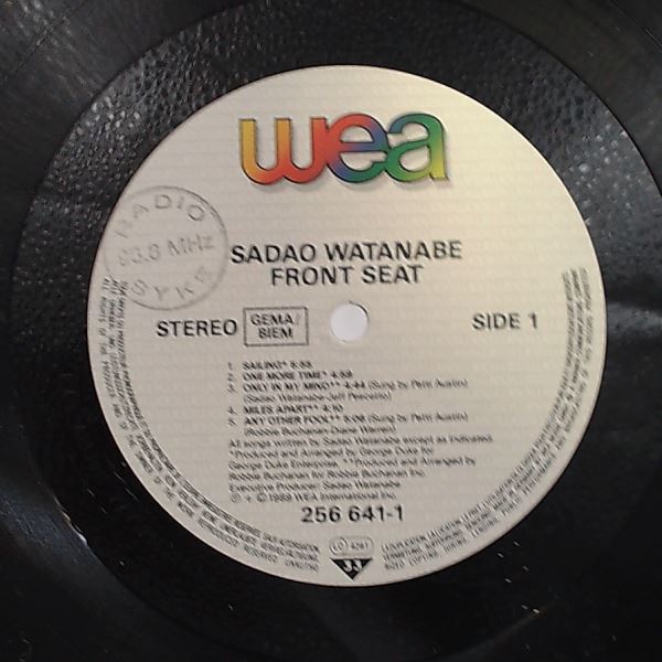 Watanabe Sadao — Front Seat