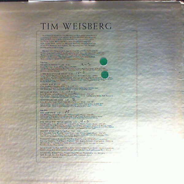 Weisberg Tim — Same