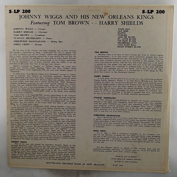 Wiggs Johnny — New Orleans Jazz