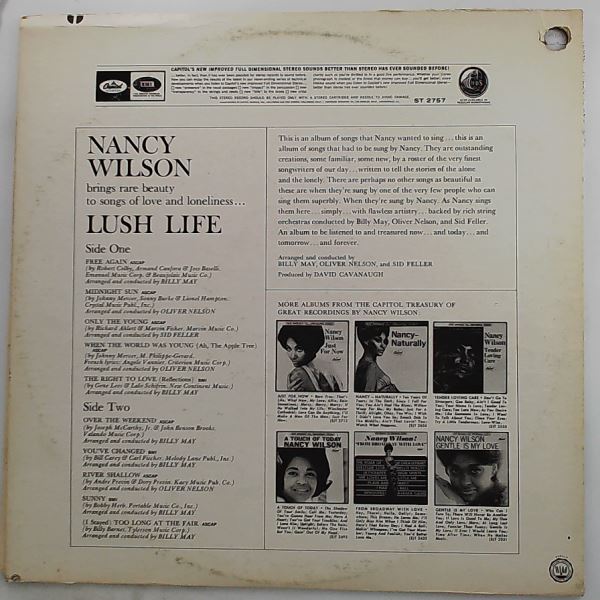 Wilson Nancy — Lush Life