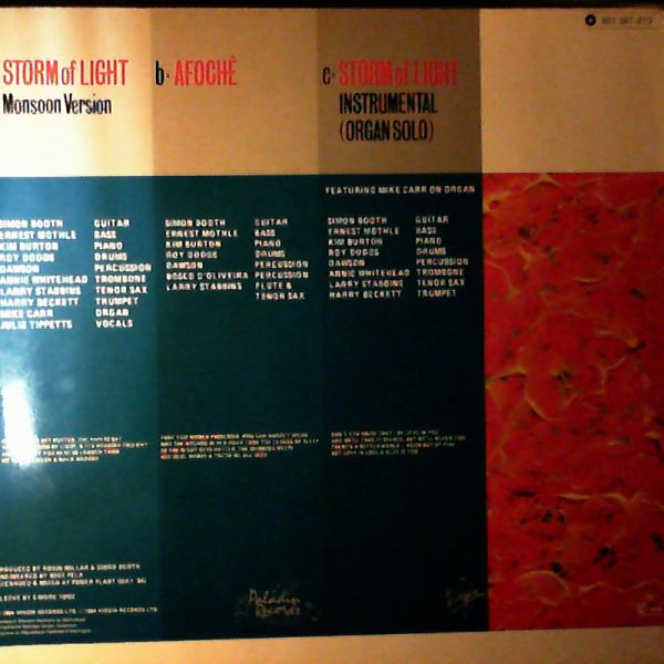 Working Week — Storm Of Light / Afoche / Storm Of Light (Instrumental Version)