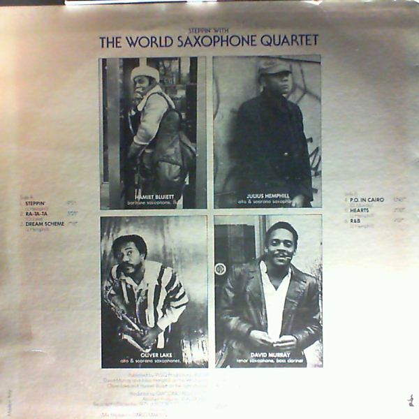 World Saxophone Quartet with Steppin — World Saxophone Quartet with Steppin