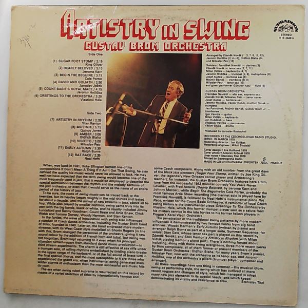 Brom Gustav Orchestra — Artistry In Swing
