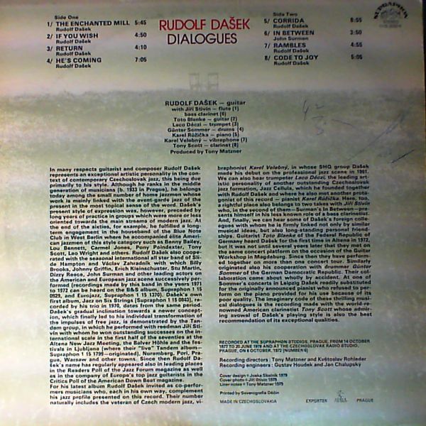 Dasek Rudolf — Dialogues