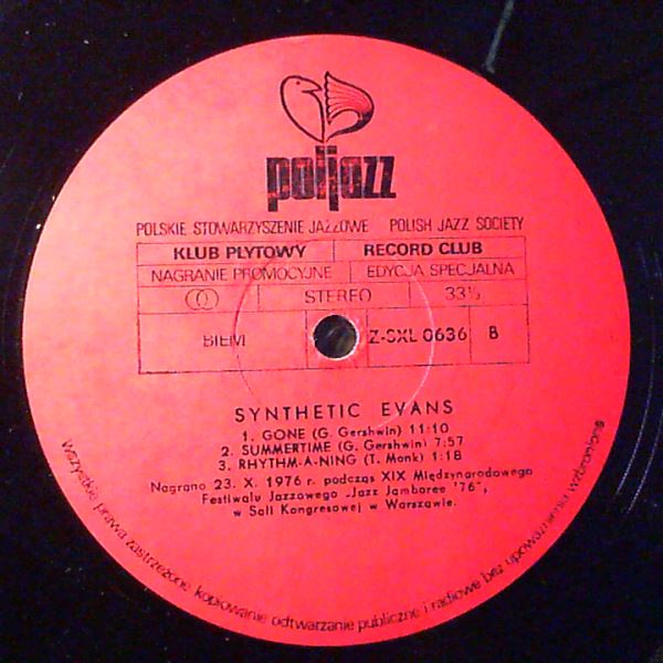 Evans Gil Orchestra — Synthetic Evans