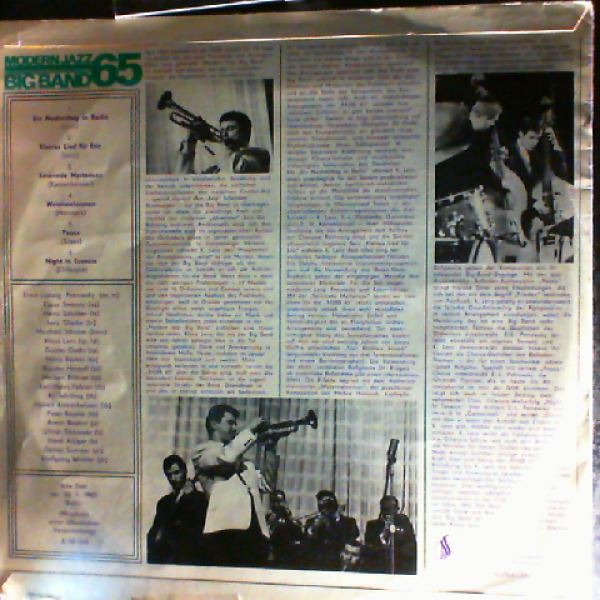 Modern Jazz Big Band 65 — Modern Jazz Big Band 65