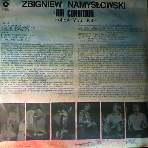 Namyslowski Zbigniew — Air Condition. Follow Your Kite