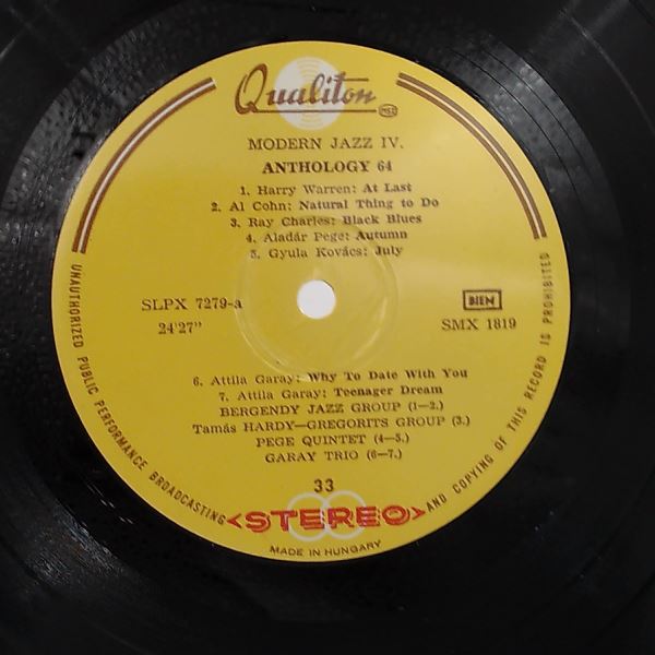 Various Artists — Modern Jazz 4-5. Anthology 64