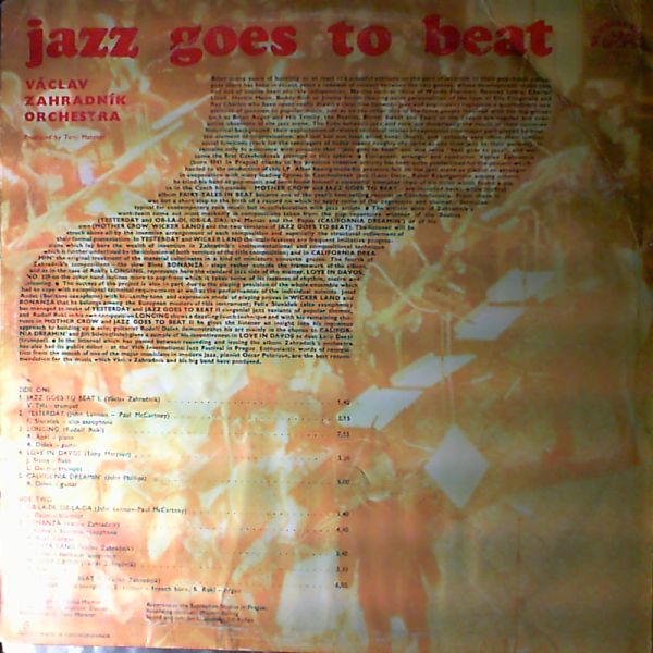 Zahradnik Vaclav Orchestra — Jazz Goes To Beat