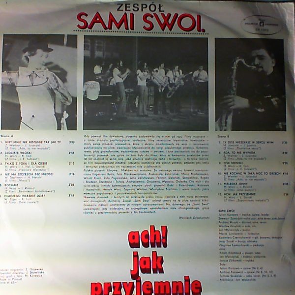 Zespot Sami Swoi — ach! Jak Przyjemnie