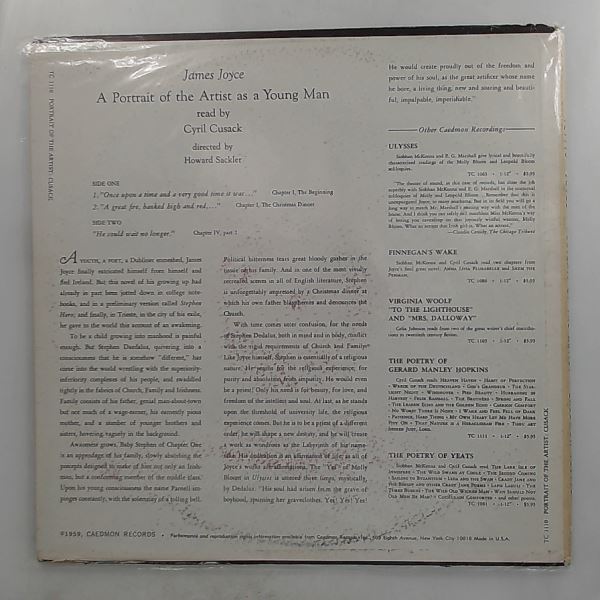 Cusack Cyril — Joyce James - A Portrait Of The Artist As A Young Man