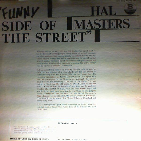 Masters Hal — Funny Side Of The Street