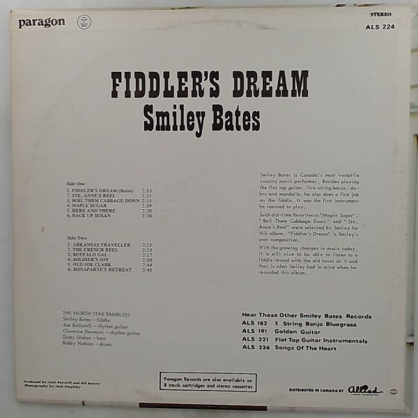 Bates Smiley — Fiddler's Dream