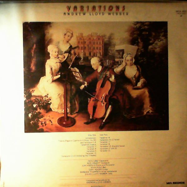 Webber Lioyd Andrew — Variations