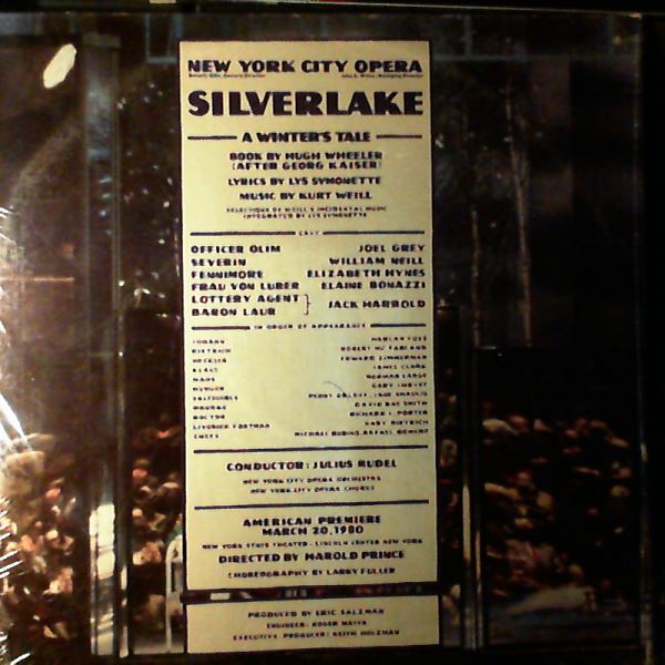Weill Kurt — Silverlake, A winter's tale New York City opera