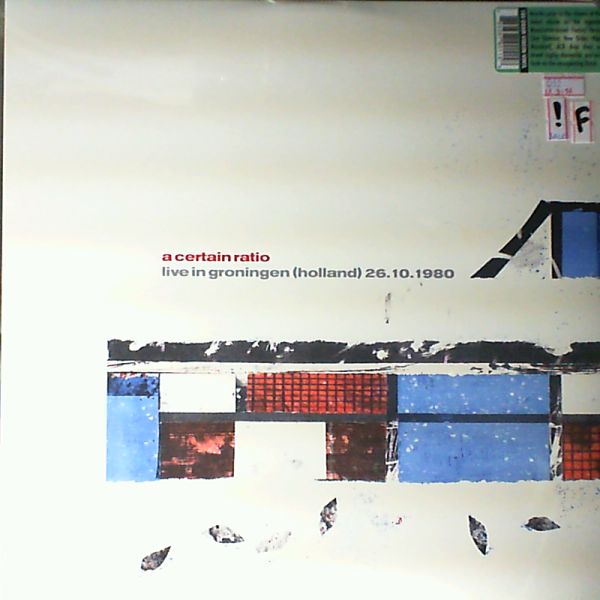 A Certain Ratio (ACR) — Live In Groningen (Holland) 26.10.1980