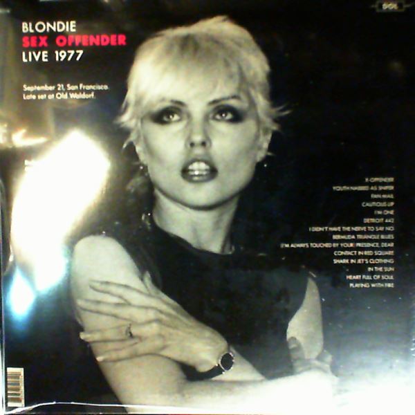 Blondie — Sex Offender Live 1977