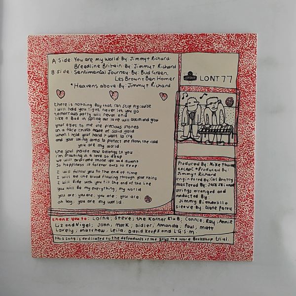 Communards — You Are My World / Breadline Britain / Sentimental Journey / Heavens Above