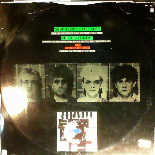 Espionage — Your Love's For Sale / One Of A Kind / The Beat Goes On