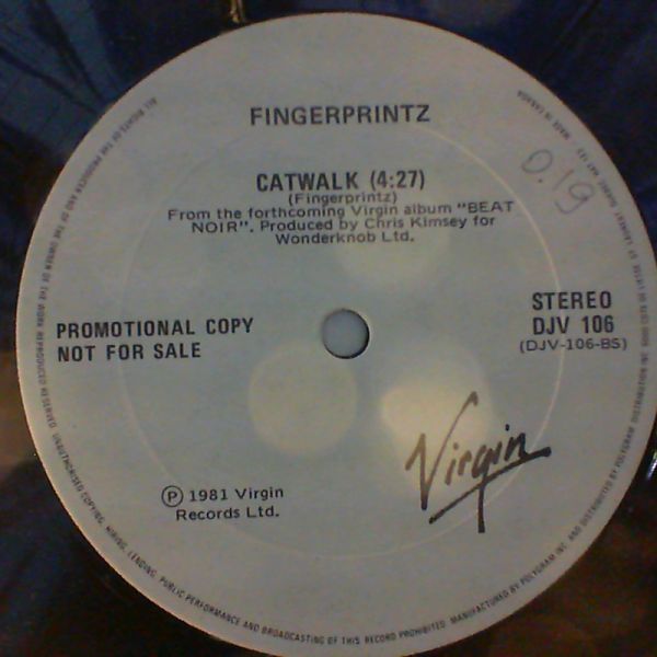 Fingerprintz — Shadowed/Going going gone/Catwalk