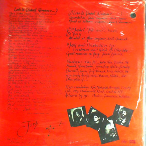 Joolz — Musket, Fife and Drum / Fury / Love Is
