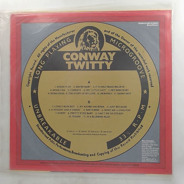 Conway Twitty — Saturday Night with Conway Twitty - Shakes It Up