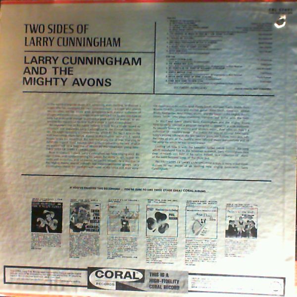 Cunningham Larry and the Mighty Avons — Two Sides Of Cunningham Larry